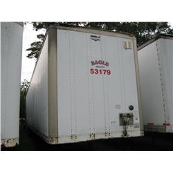 1998 WABASH 53' VAN TRAILER S/N WL466259 295/