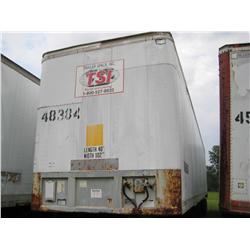 1987 FRUEHAUF 48' VAN TRAILER