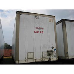 1998 WABASH 53' VAN TRAILER