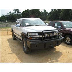 2002 CHEVROLET 2500 HD 4X4 PICKUP