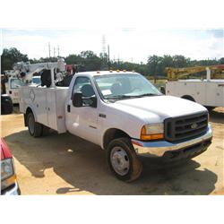 2001 FORD F550 S/A SERVICE TRUCK