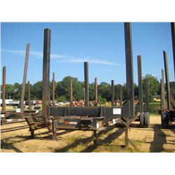 1988 PITTS LT40 4 BOLSTER LOG TRAILER