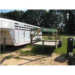 SHOPBUILT 18' GOOSENECK T/A TRAILER