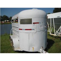 SHOPBUILT T/A HORSE TRAILER (BILL OF SALE ONL