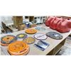 Image 1 : LOT ASST INDUSTRIAL SAW BLADES & 3 JERRY CANS