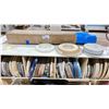 Image 1 : LOT ASST CABINET TRIM & 2 ROLLS OF BLUE SHEETING