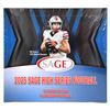 Image 1 : 2025 SAGE HIGH SCHOOL SERIES FOOTBALL SEALED BOX