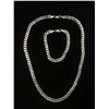 Image 1 : 925 sterling silver bracelet and necklace