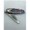 Image 1 : Franklin Mint Vintage Harley Davidson Heritage Softail Folding Knife with Case