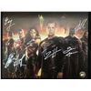 Image 1 : CAST SIGNED JUSTICE LEAGUE OF AMERICA 8 X 10 (KB AUTHENTICS COA)