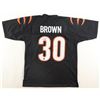 Image 1 : CHASE BROWN SIGNED CINCINATI BENGALS JERSEY (BECKETT COA)