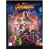 Image 1 : THE AVENGERS INFINITY WAR MOVIE POSTER SIGNED BY 13 CAST MEMBERS (KB AUTHENTICS COA)