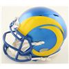 Image 2 : DAVANTE ADAMS SIGNED LA RAMS MINI HELMET (BECKETT COA)