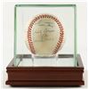 Image 1 : 500 HOME RUN CLUB MULTI SIGNED BASEBALL IN CASE (JSA LOA)