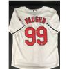 Image 1 : CHARLIE SHEEN SIGNED CLEVELAND INDIANS JERSEY KB AUTHENTICS COA