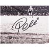 Image 2 : Pele Autographed Framed 16x20 Photo Brazil Bicycle Kick Beckett