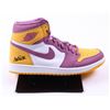 Image 1 : MAGIC JOHNSON SIGNED NIKE AIR JORDAN CUSTOM SHOE (BECKETT COA)