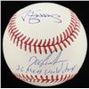Image 1 : DWIGHT GOODEN AND DARRYL STRAWBERRY SIGNED BASEBALL INSCRIBED JSA COA