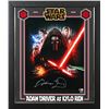 Image 1 : ADAM DRIVER SIGNED AND FRAMED STAR WARS KYLO REN PHOTO - BECKETT COA