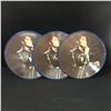 Image 2 : LOT OF 3 ELVIS PRESLEY PICTURE DISC VINYL RECORDS