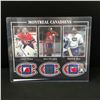 Image 1 : MONTREAL CANADIANS GREATS OF THE GAME MEMORABILIA DISPLAY (ROY, DRYDEN,PRICE)