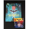 Image 1 : LEGO BATMAN BOOK MAKING OF THE MOVIE AND 1 LEGO FIGURE SEALED IN BAG