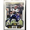 Image 1 : SCORE TOM BRADY SIGNED TRADING CARD