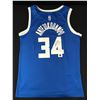Image 1 : GIANNIS ANTETOKOUNMPO SIGNED MILWAUKEE BUCKS JERSEY KB COA
