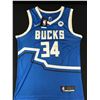Image 3 : GIANNIS ANTETOKOUNMPO SIGNED MILWAUKEE BUCKS JERSEY KB COA