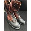 Image 3 : J. CHISHOLM 2 TONE MID CALF WOMENS BOOTS SIZE 10