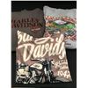 Image 1 : LOT OF 3 HARLEY DAVIDSON HOODIES SIZES LARGE AND MEDIUM