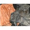 Image 2 : 2 VINTAGE LEATHER RIDING VESTS