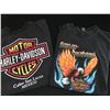 Image 1 : LOT OF 2 VINTAGE HARLEY DAVIDSON T-SHIRTS SIZE LARGE