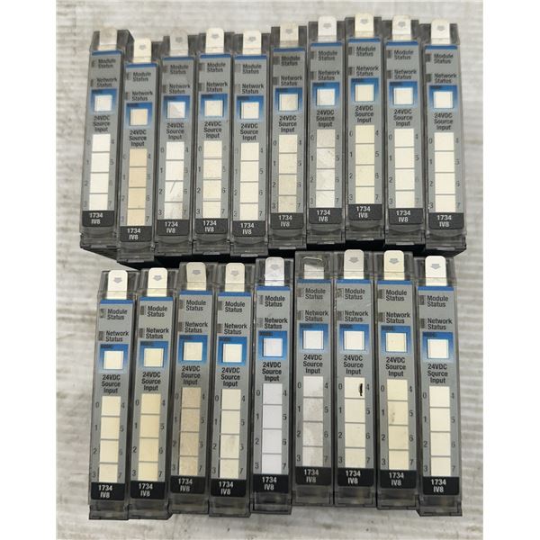 Lot of (19) Allen Bradley #1734-IV8 Input Modules