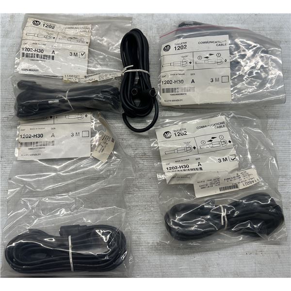 (5) Allen Bradley #1202-H30 Communication Cables
