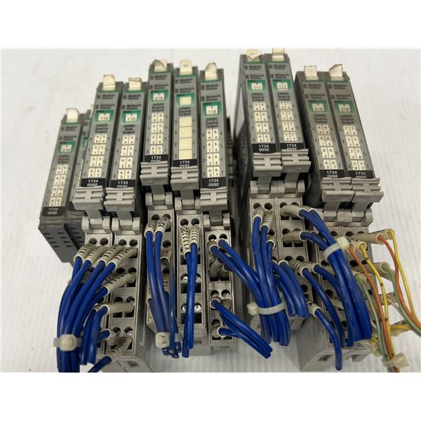 Lot of (11) Allen-Bradley #1734-OV8E Cards