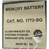 Image 9 : Allen-Bradley #1772-BG Memory Battery