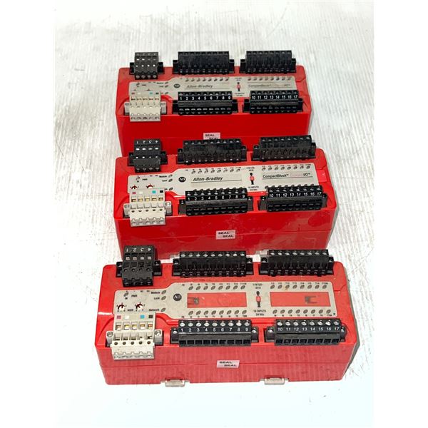 (3) Allen-Bradley #1791DS-IB16