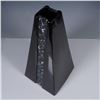Image 5 : Haeger Black Ceramic Obelisk Vase 4400
