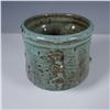 Image 2 : Studio Pottery Small Planter with Celadon Glaze