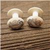 Image 2 : Scrimshaw Whale Motif Cufflinks