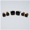 Image 1 : 6pc Zylos by George Machado Cufflink and Shirt Stud Set