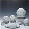 Image 5 : 34pc Platinum Wheat Fine China Dinnerware Set, Japan