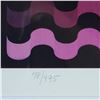 Image 3 : Stanford Slutsky, Op Art Color Serigraph on Paper, Signed