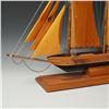 Image 2 : Wooden Model Schooner Shenandoah with Chain Rigging and Etched Plaque
