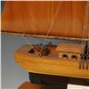 Image 7 : Wooden Model Schooner Shenandoah with Chain Rigging and Etched Plaque