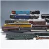 Image 5 : 46+pc Model Trains, Freight and Passenger Cars