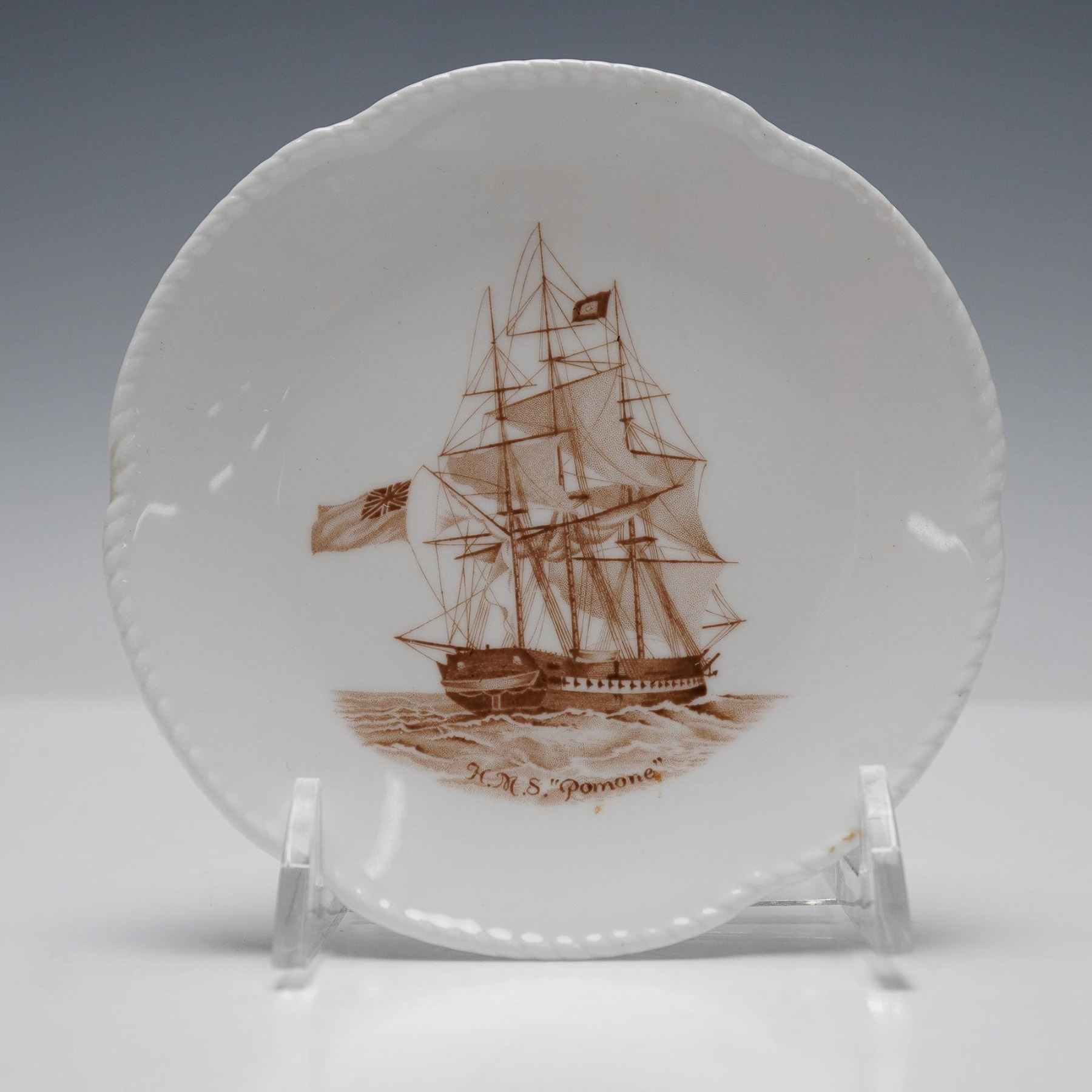 Spode Pin Spode Porcelain Royal Navy Ship Pin Tray