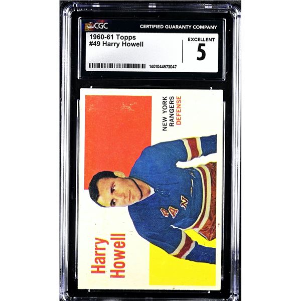 1960-61 Topps #49 Harry Howell (CGC 5)