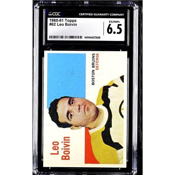 1960-61 Topps #62 Leo Boivin (CGC 6.5)